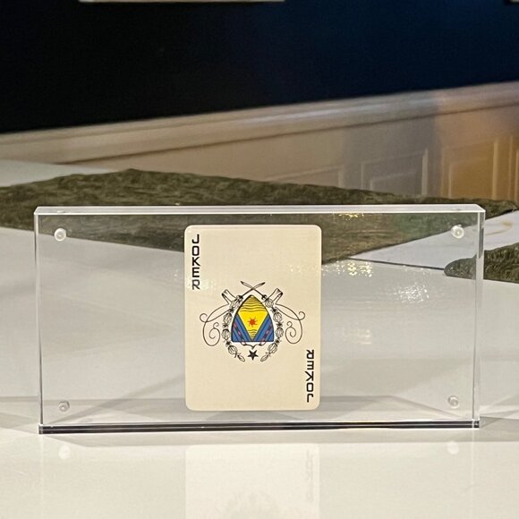 Louis Vuitton Monogram JOKER playing card in Brown and Tan/Cream - Picture 6 of 9